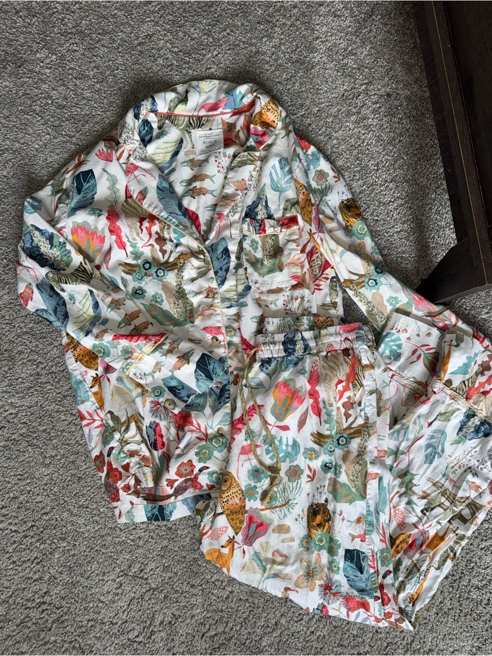 Anthropologie Michelle Morin Pj Set